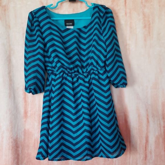 Holiday Editions Other - Turquoise Pinstripe Dress